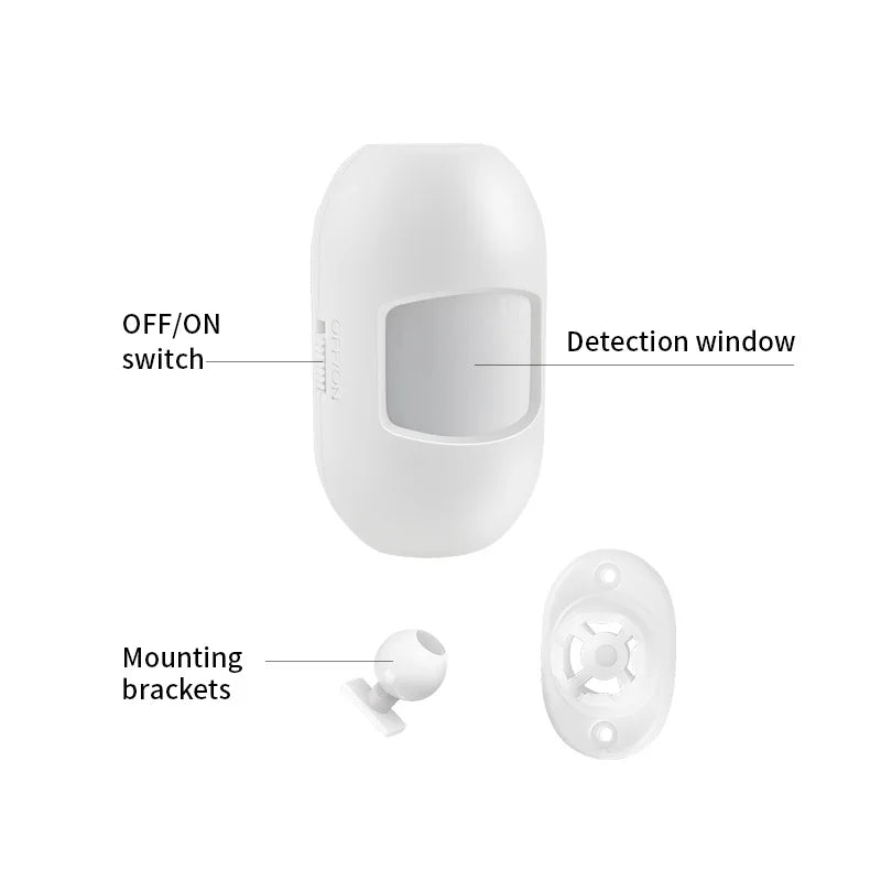 Tuya WiFi GSM Alarm System 433MHz Home Burglar Security Alarm Tuyasmart / Smart Life APP Compatible With Alexa Google
