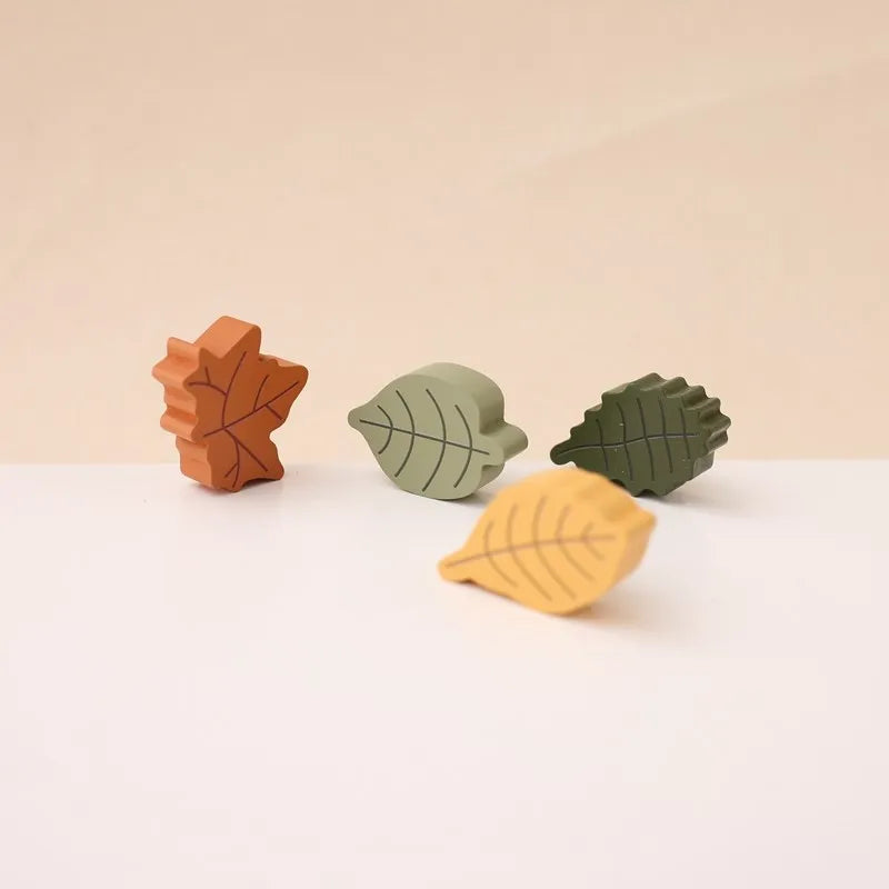 5-in-1 Wooden Activity Cube Game Center Bead Maze Leaf Shape Classifier Learning Montessori Toys 1-3 Early Childhood Education