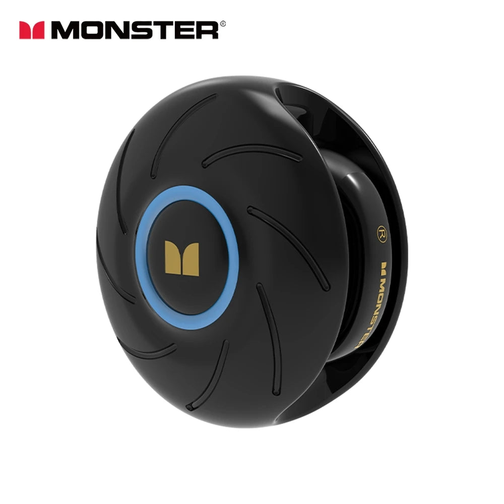 Monster MQT46 TWS Bluetooth Earclip Stereo Sports Music Headphones With High Fidelity Sound Quality And High Definition Call Wit