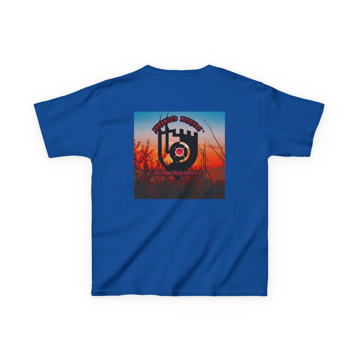 Kids Tee — “One Step at a Time” Sunrise Graphic (Positive Motivational Kids Shirt)