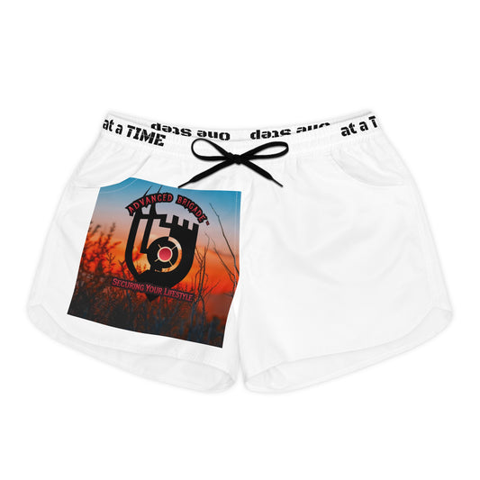 Women's Casual Shorts — 'Advanced Rehab' Sunset Graphic Lounge Shorts