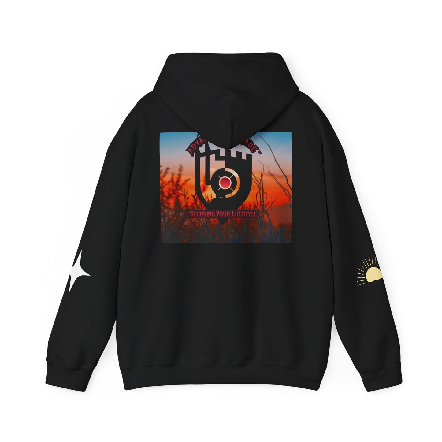 One Step at a Time Hoodie – Inspirational Sunrise Graphic Sweatshirt