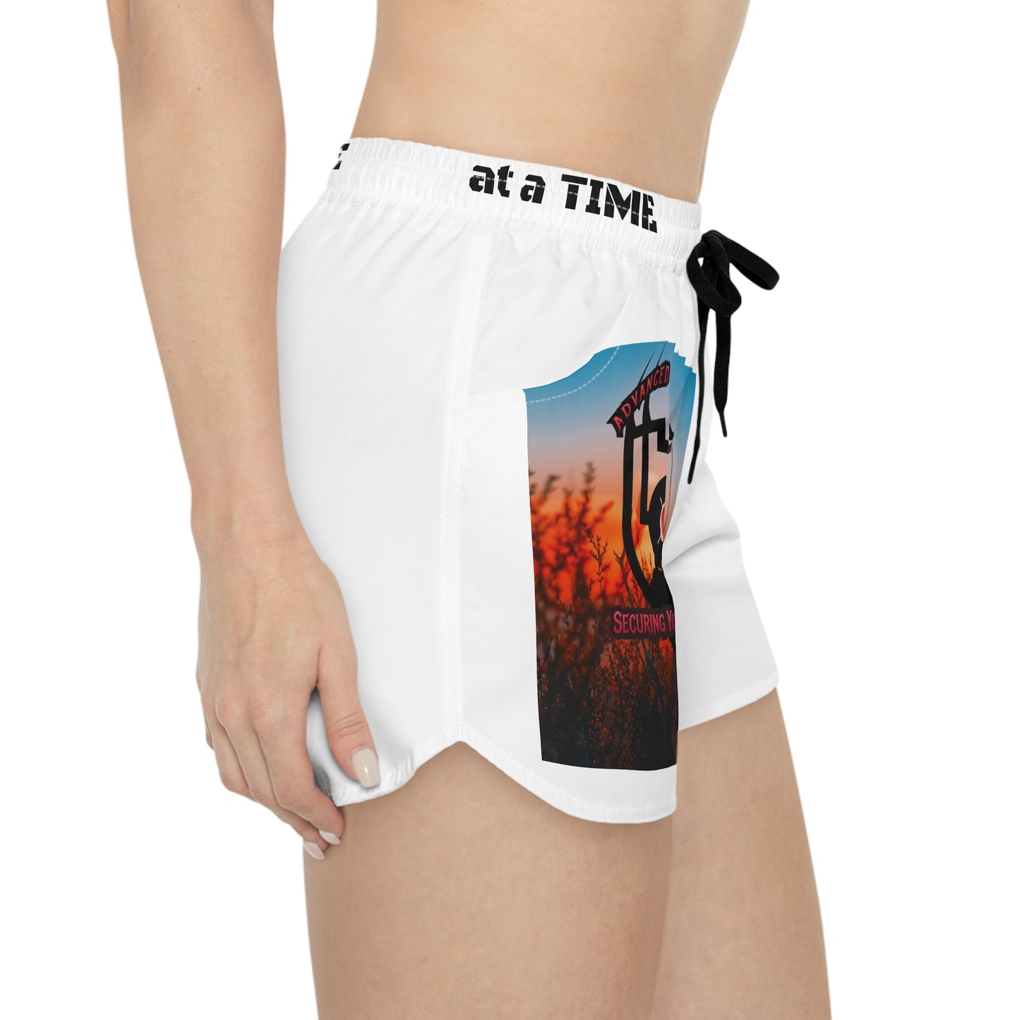 Women's Casual Shorts — 'Advanced Rehab' Sunset Graphic Lounge Shorts