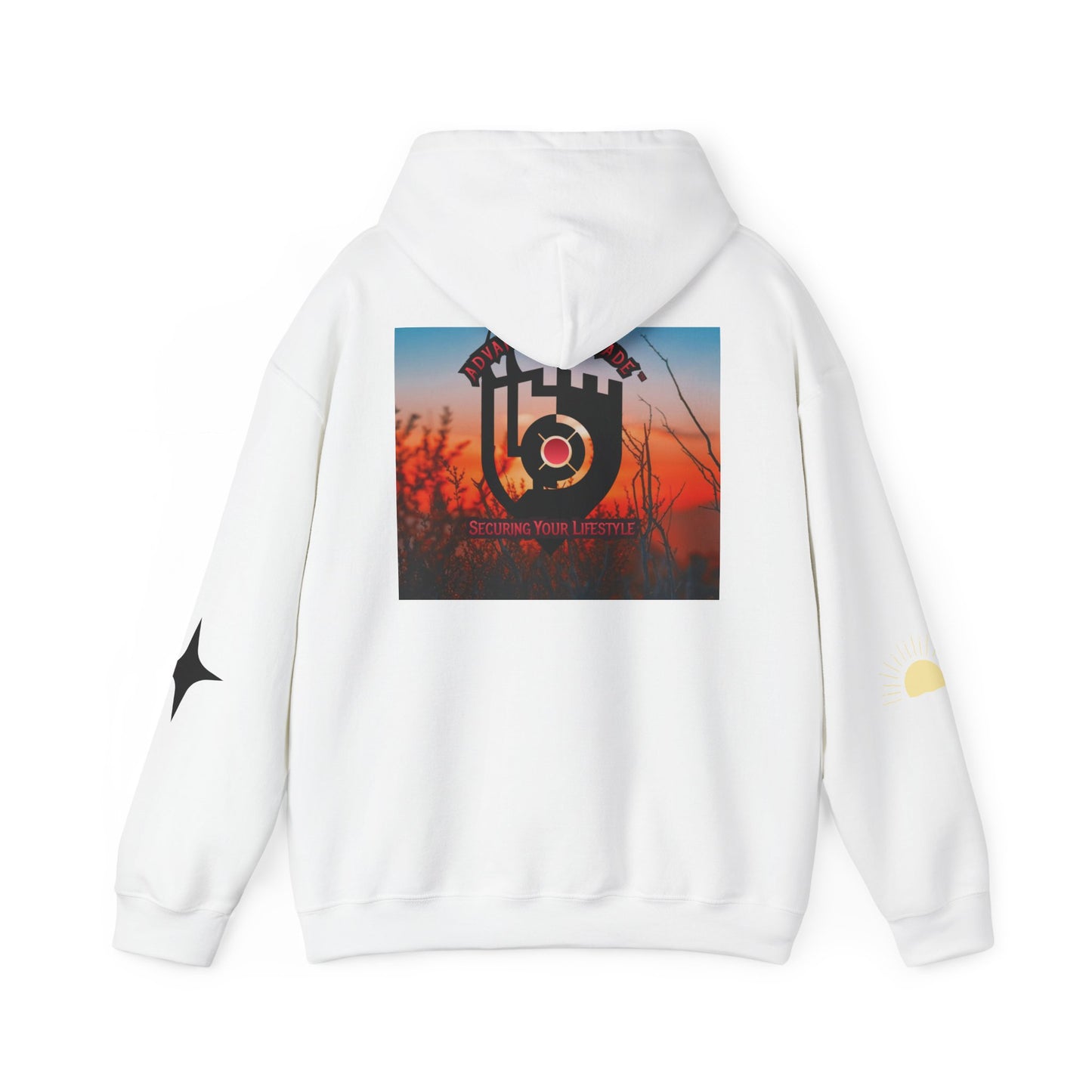 One Step at a Time Hoodie – Inspirational Sunrise Graphic Sweatshirt