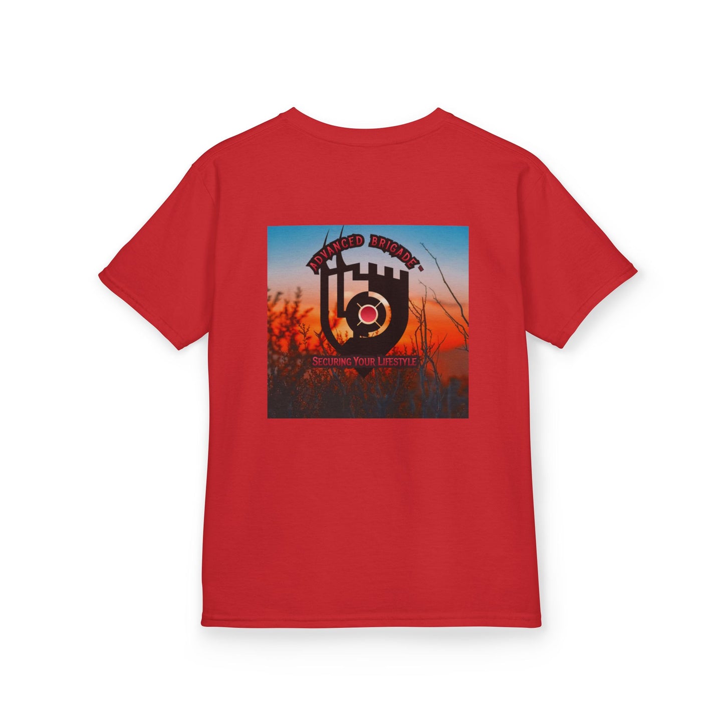Kids Tee — “One Step at a Time” Sunrise Graphic (Positive Motivational Kids Shirt)
