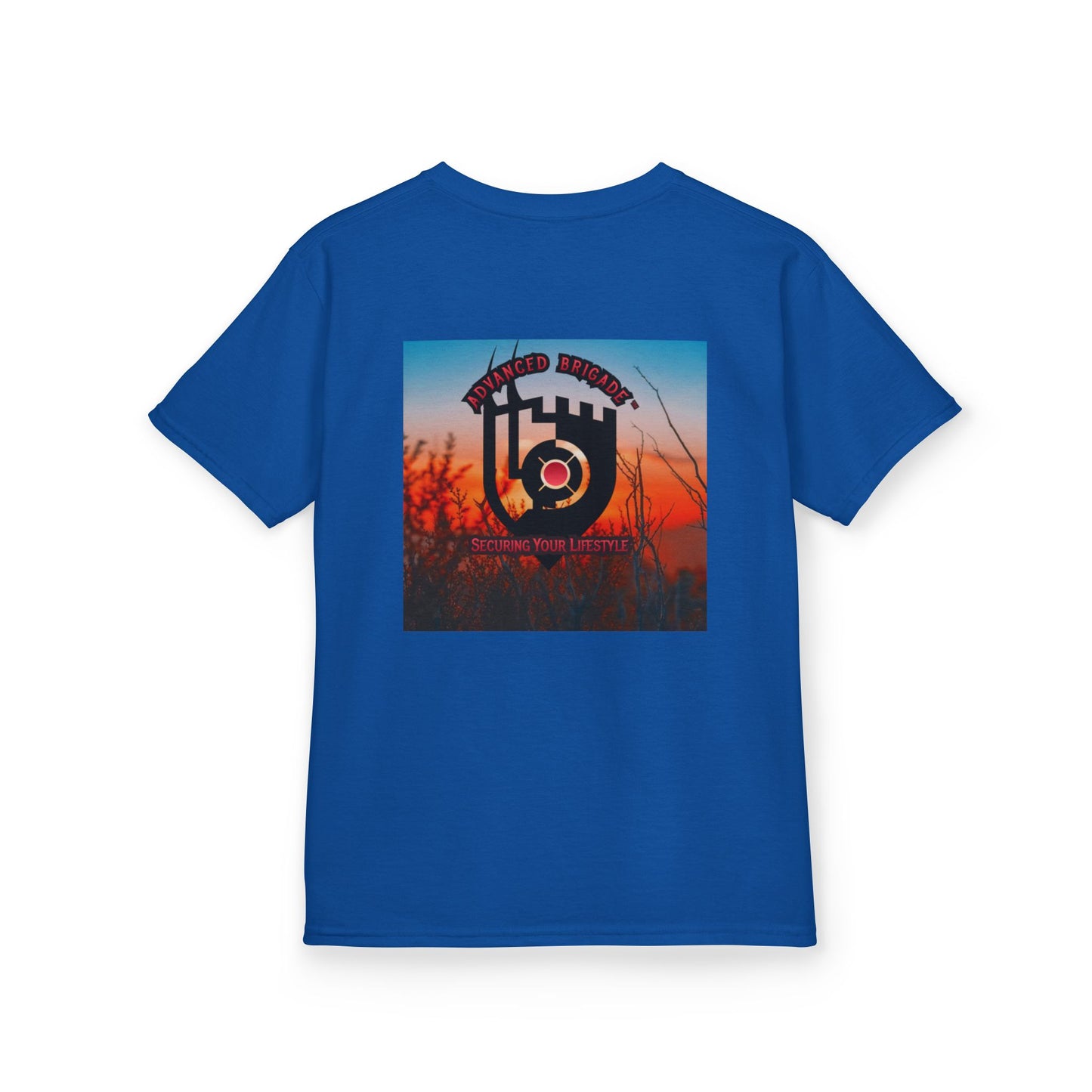 Kids Tee — “One Step at a Time” Sunrise Graphic (Positive Motivational Kids Shirt)