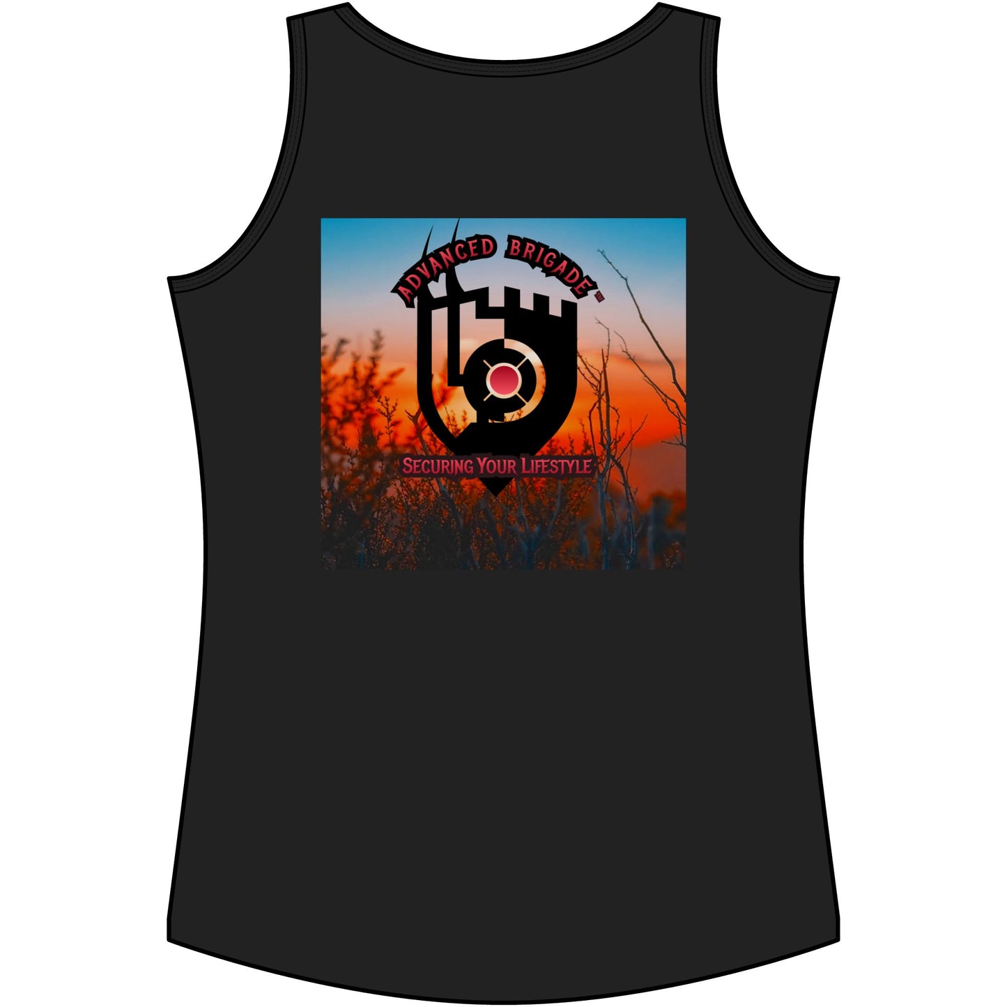 One Step at a Time Sunrise Tank Top — Motivational Women's Cotton Tank