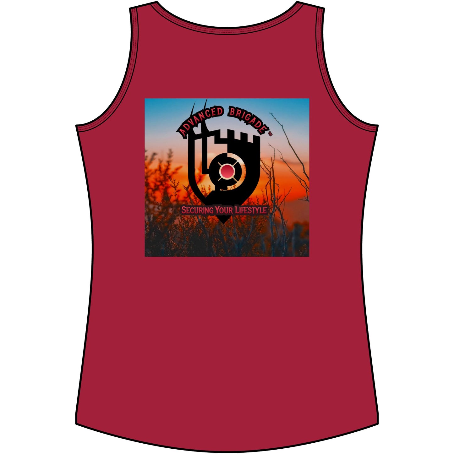 One Step at a Time Sunrise Tank Top — Motivational Women's Cotton Tank