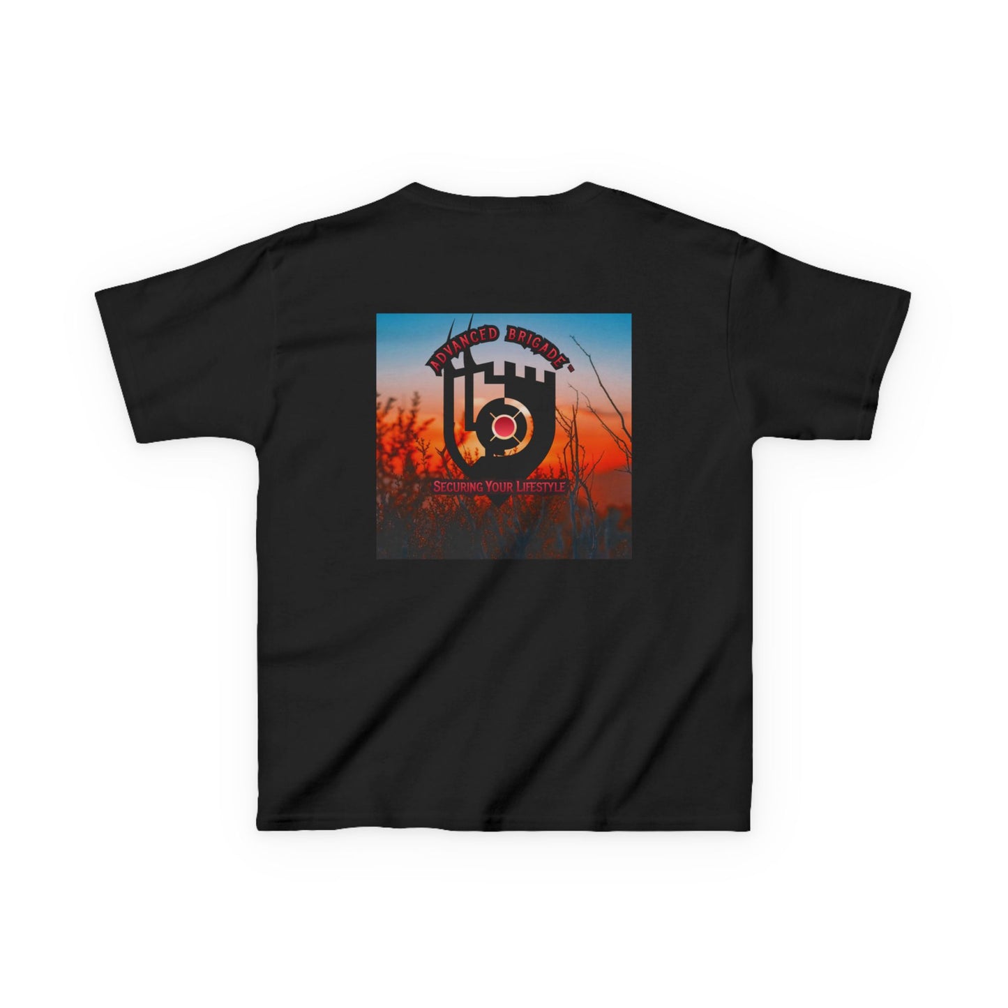 Kids Tee — “One Step at a Time” Sunrise Graphic (Positive Motivational Kids Shirt)