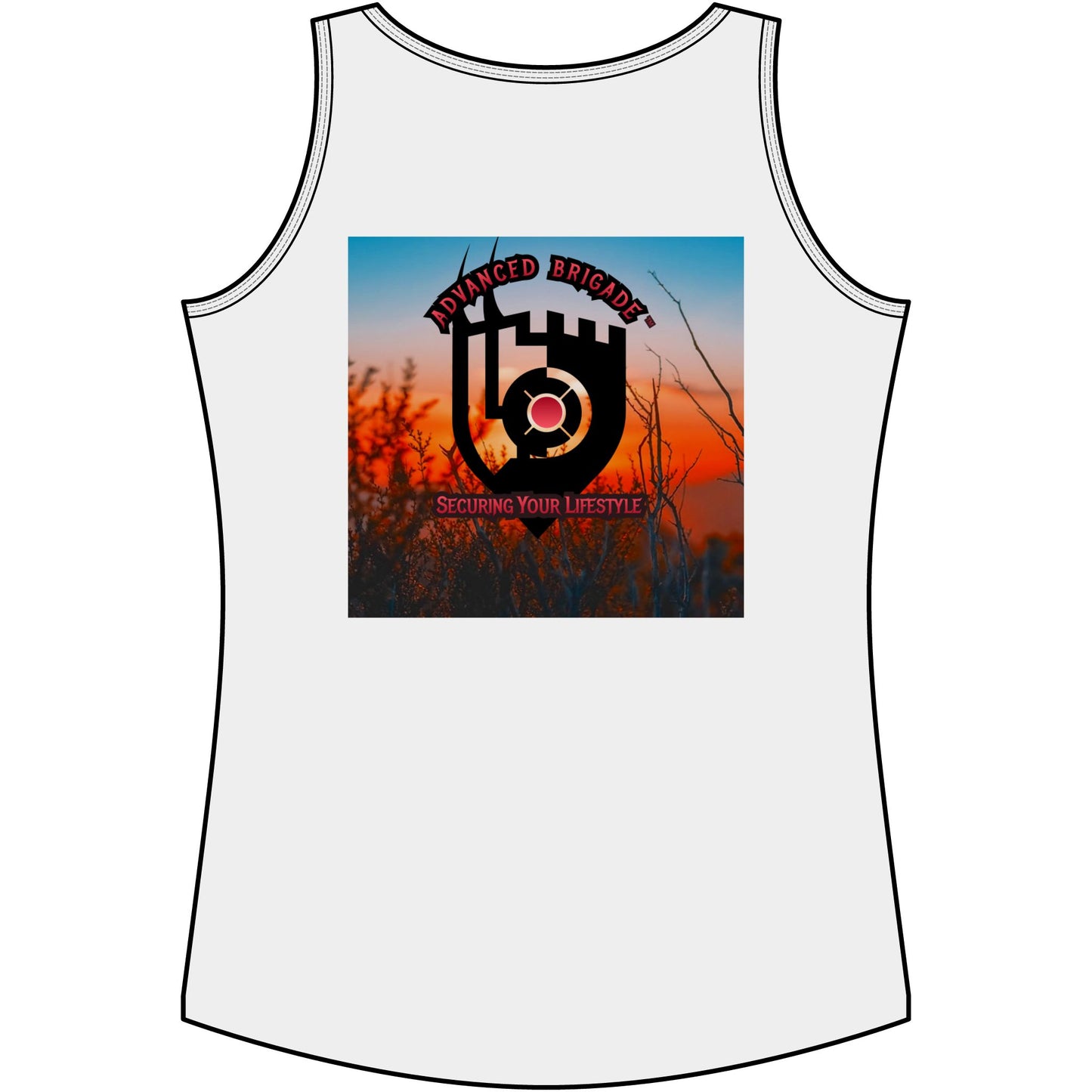 One Step at a Time Sunrise Tank Top — Motivational Women's Cotton Tank
