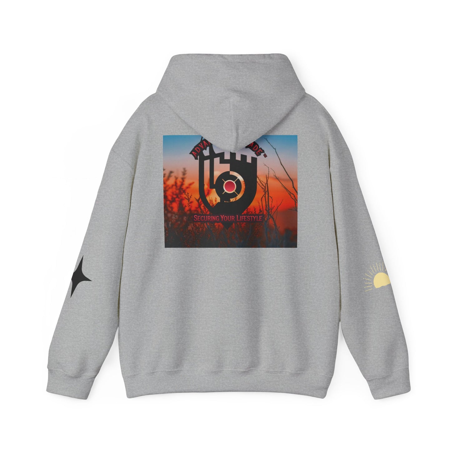 One Step at a Time Hoodie – Inspirational Sunrise Graphic Sweatshirt
