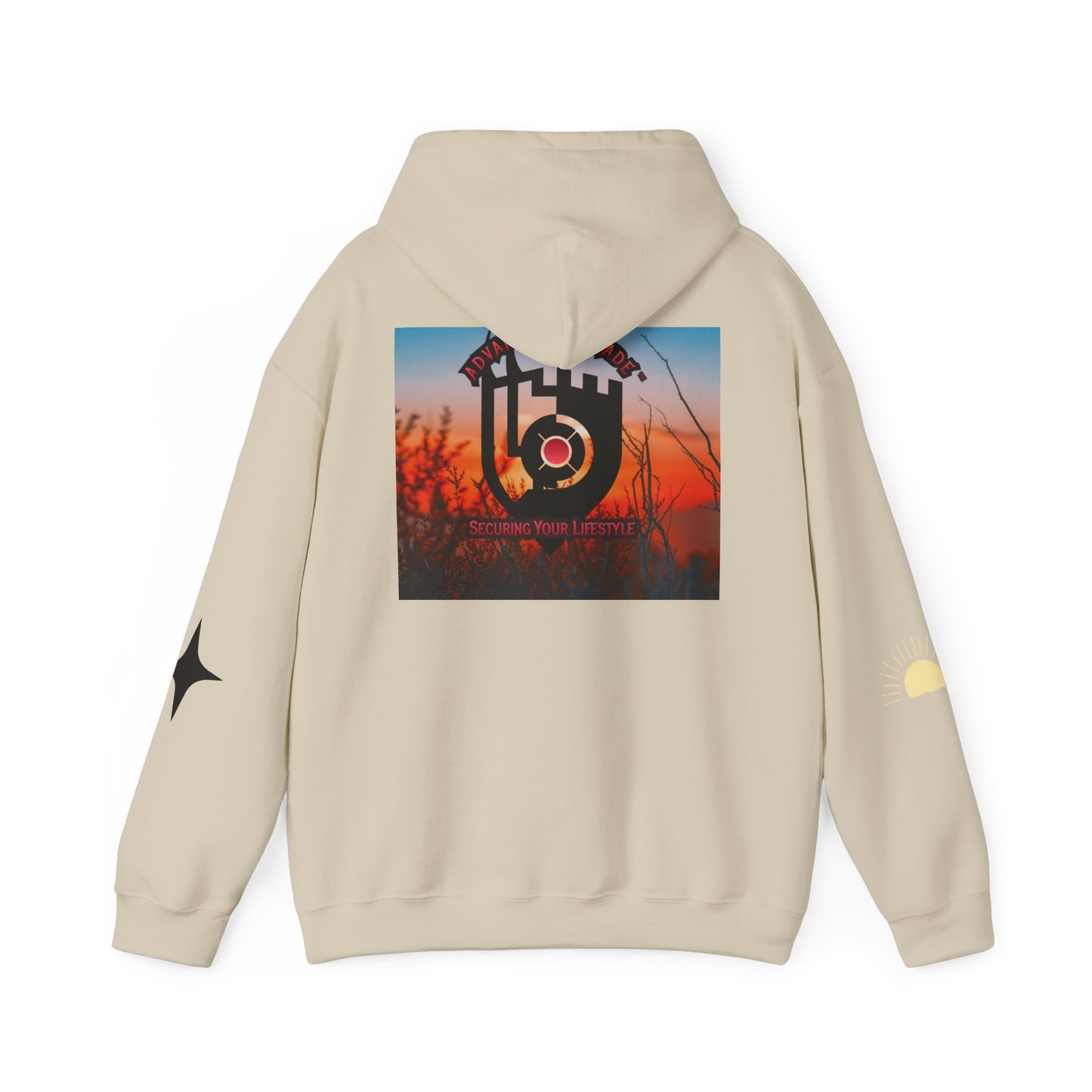 One Step at a Time Hoodie – Inspirational Sunrise Graphic Sweatshirt