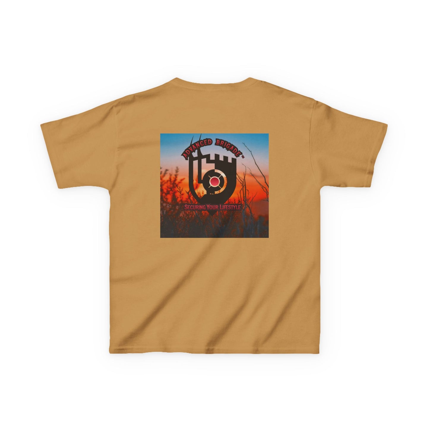 Kids Tee — “One Step at a Time” Sunrise Graphic (Positive Motivational Kids Shirt)