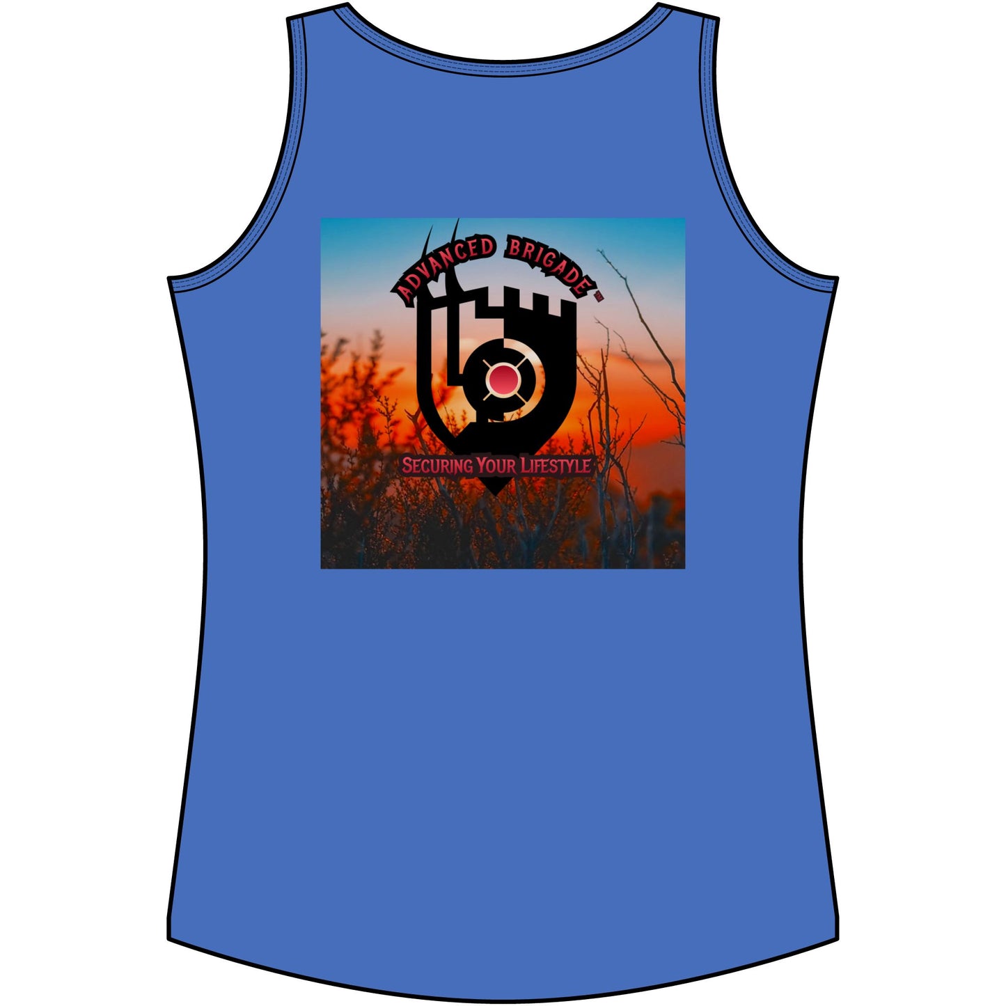 One Step at a Time Sunrise Tank Top — Motivational Women's Cotton Tank
