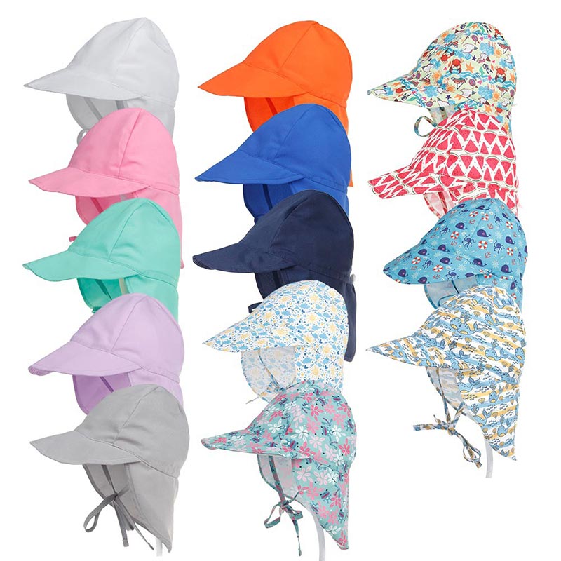 Quick-drying Bucket Hats For 3 Months To 5 Year Old's