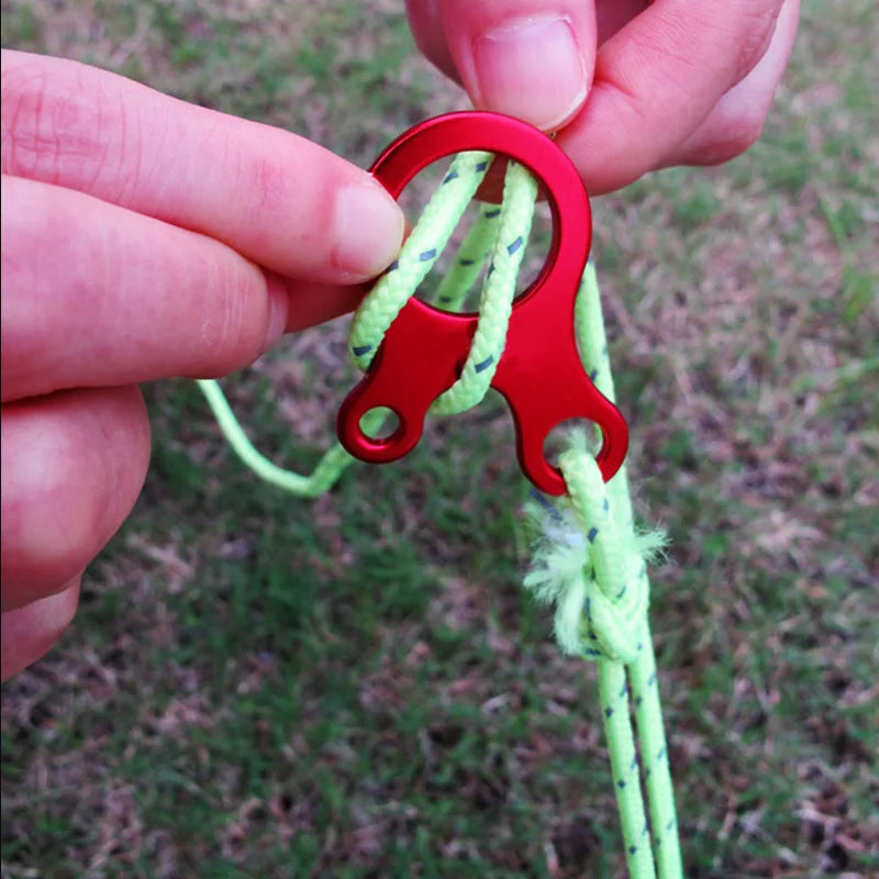 10pcs Quick Knot Tent Wind Rope Buckles