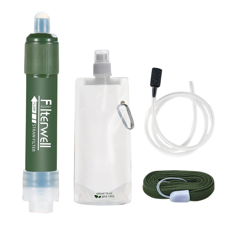 Mini Camping Purification Water Filter Straw