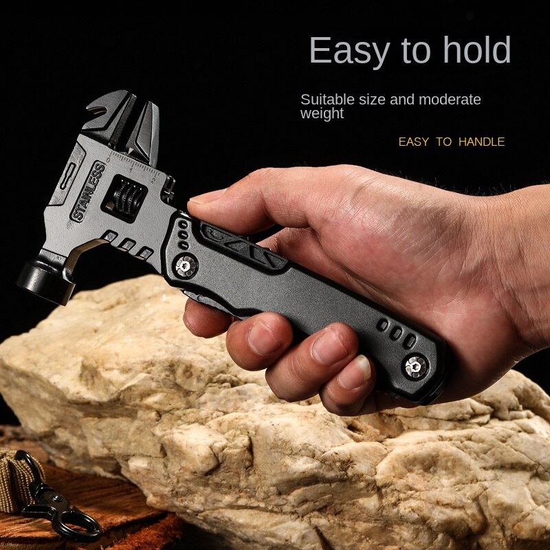 Multi Functional Adjustable Open-end Wrench Combination Tool