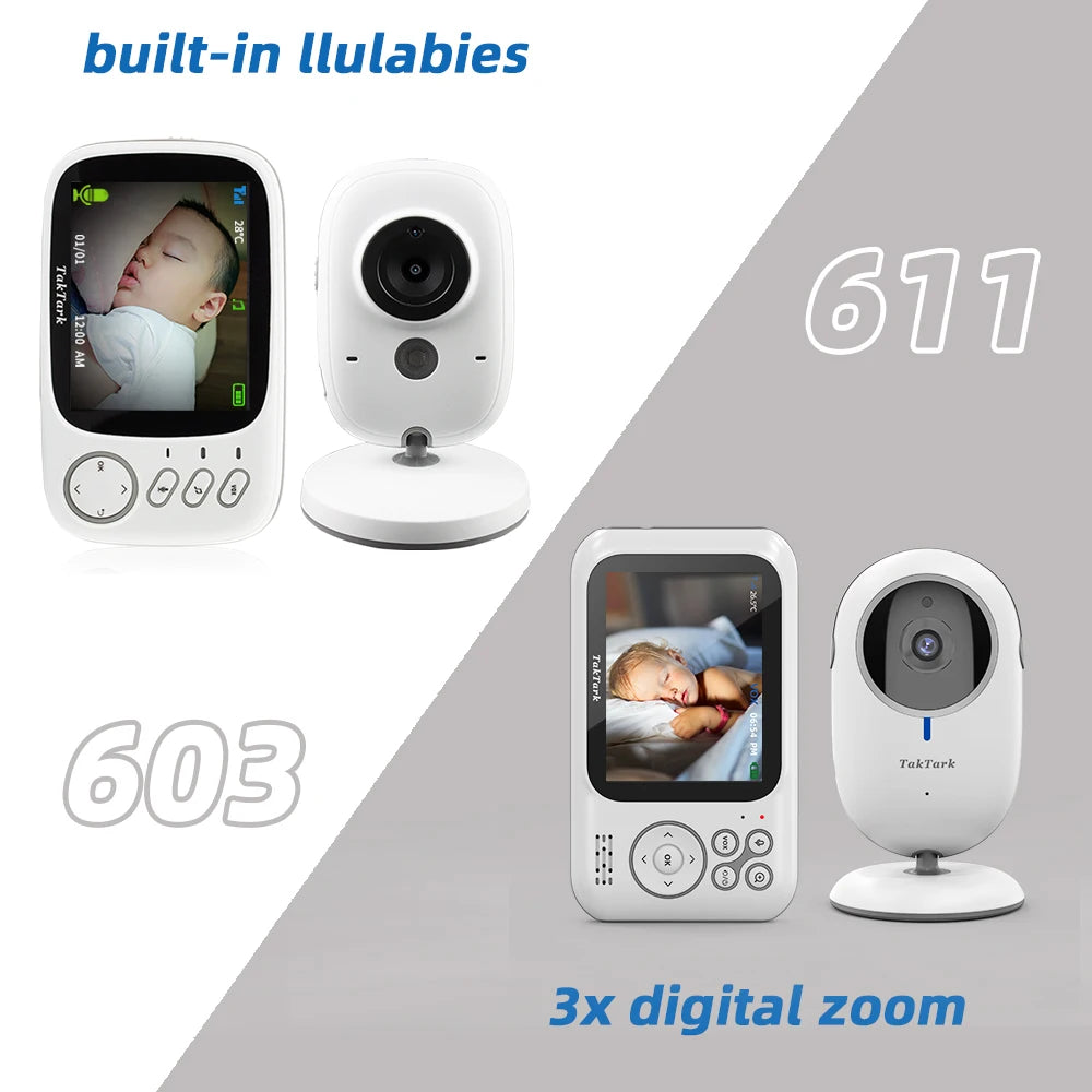 3.2 inch Wireless Video Color Baby Monitor High Resolution