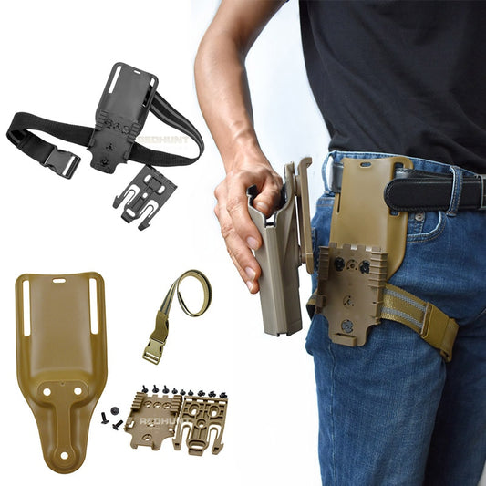 Tactical Leg Band Strap Quick Locking System for Glock 17