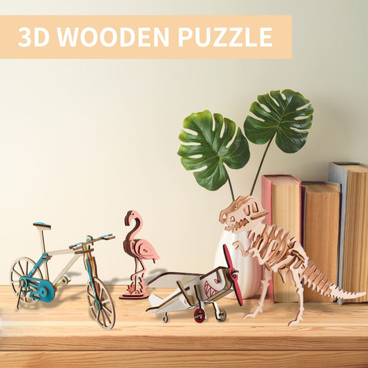 DIY 3D Toys Animal Vehicle Model Puzzle