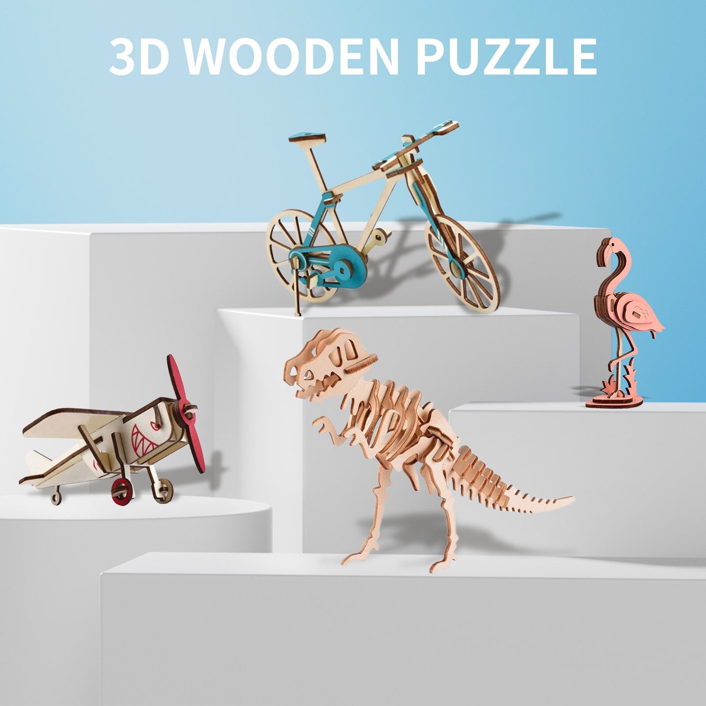 DIY 3D Toys Animal Vehicle Model Puzzle